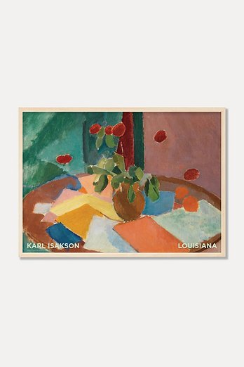 PAGEMAIL [칼 이작손]KARL ISAKSON - ARRANGEMENT WITH TULIPS (원목 프레임) | 신세계V