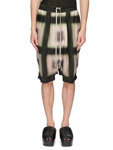 RICK OWENS(릭 오웬스) [MEN] 패턴드 밴딩 배기 쇼츠 | 신세계V