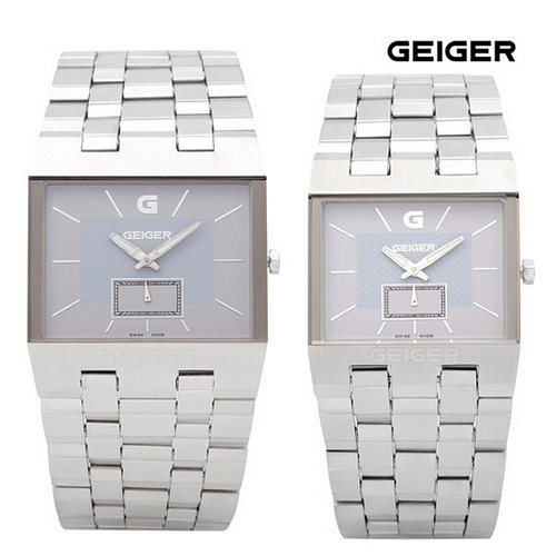 GEIGER(가이거) [GEIGER] 가이거 가이거(GEIGER) 남녀메탈시계 2종택1 GE6031GYS | 신세계V