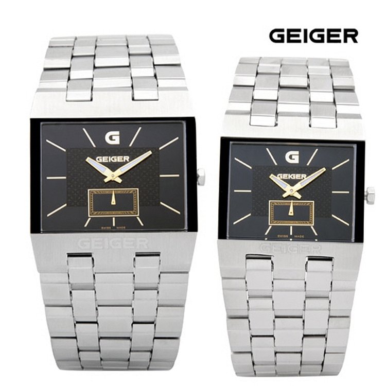 GEIGER(가이거) [GEIGER] 가이거 가이거(GEIGER) 남녀메탈시계 2종택1 GE6031BS | 신세계V