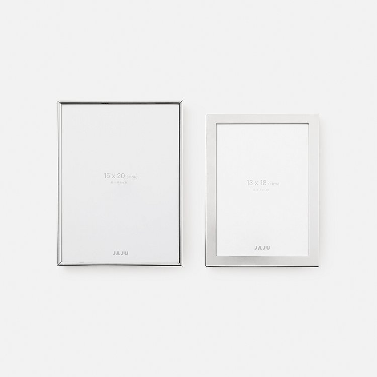 실버 슬림 라인 액자_15x20cm