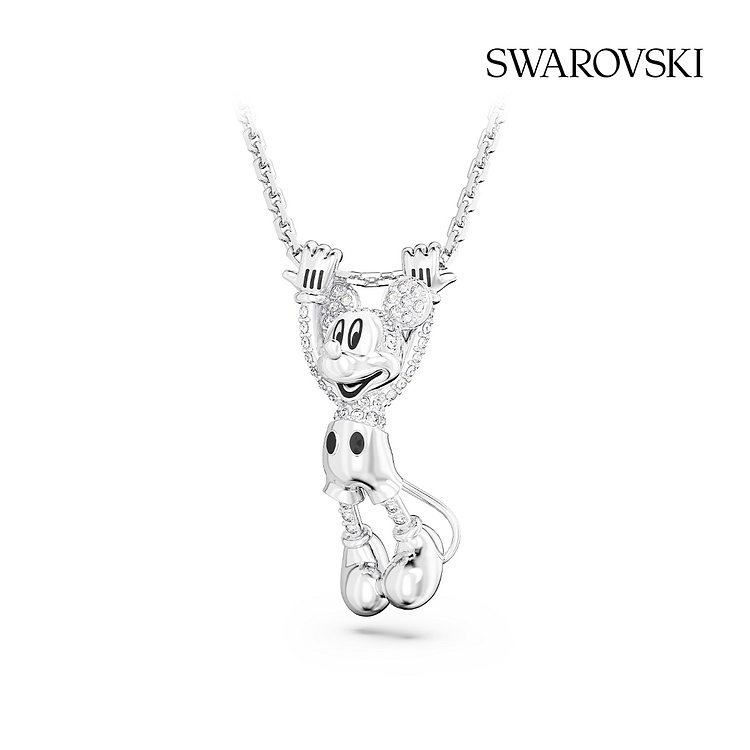[스와로브스키/본사정품] Disney100 Mickey Mouse 로듐 펜던트 목걸이 5668780