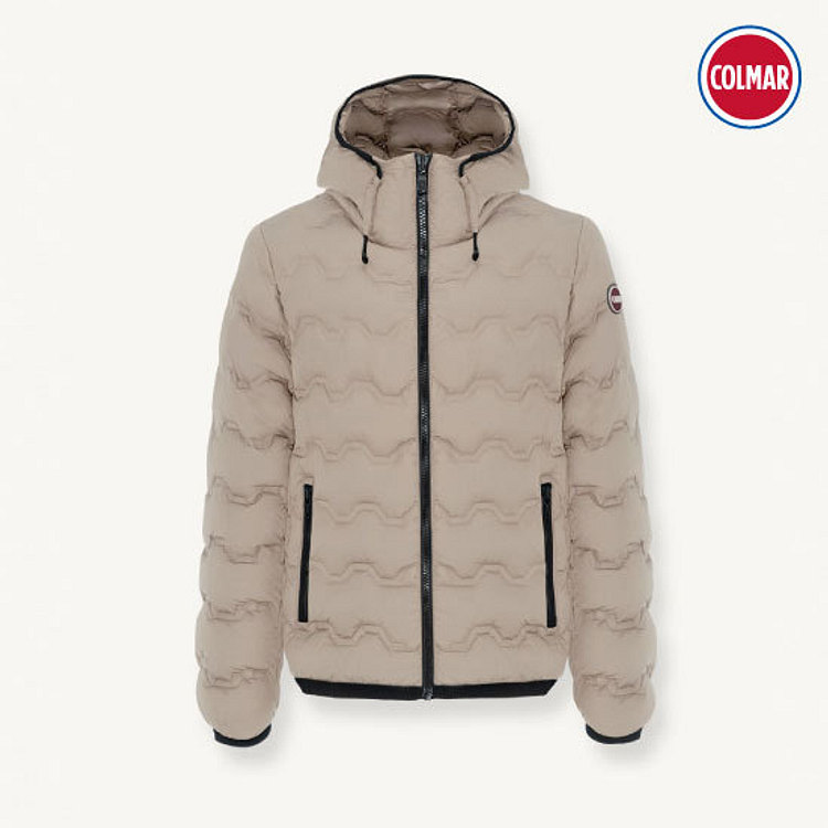 COLMAR [종료](콜마르) [COLMAR] 콜마르 MEN WAVY QUILTING DOWN JACKET WITH HOOD ...