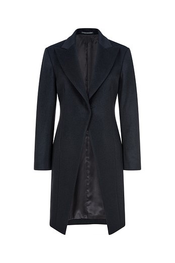 Yohji Yamamoto [FEMME] 캐시미어 울 히든 원 버튼 자켓 | 신세계V