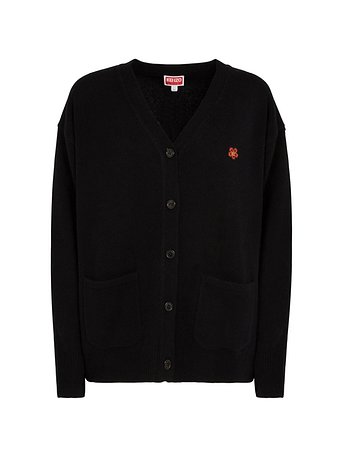 KENZO [KENZO] 22FW 여성 보크 플라워 로고 가디건 2CA342 3LC 99 | 신세계V