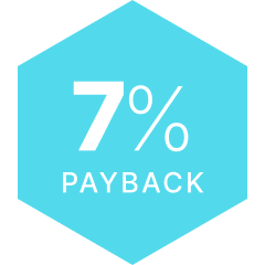 7% 입점 페이백