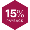 자사/자주 15% 페이백