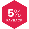 라이프위크 5% 페이백