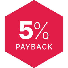 라이프위크 5% 페이백