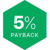 입점 패션 5% 페이백
