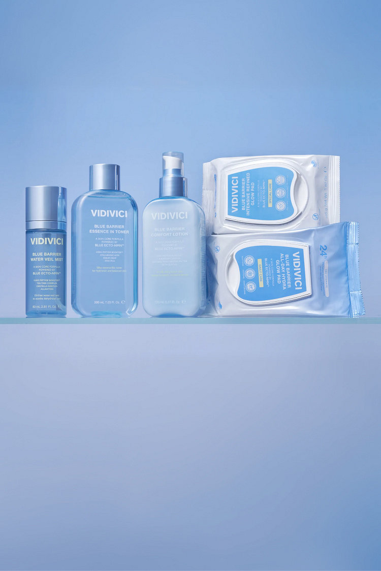 NEW 블루 베리어\n스킨케어 5종 론칭