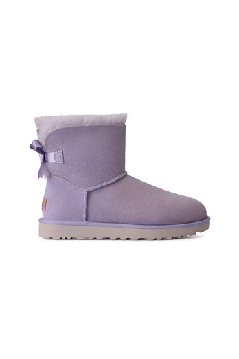 UGG [WOMEN] 양모 새틴 리본 미니 부츠 (미니 베일리 보우 II) | 신세계V