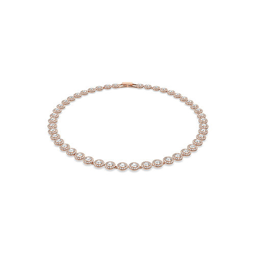 SWAROVSKI(스와로브스키) [스와로브스키/본사정품] Una Angelic Tennis 로즈골드 톤 목걸이 5367845 ...