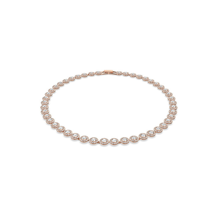 SWAROVSKI(스와로브스키) [스와로브스키/본사정품] Una Angelic Tennis 로즈골드 톤 목걸이 5367845 ...
