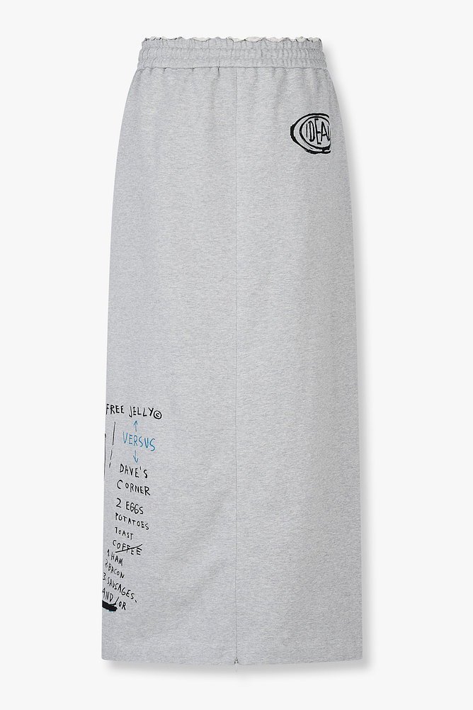 [BASQUIAT] 밴딩 저지 스커트