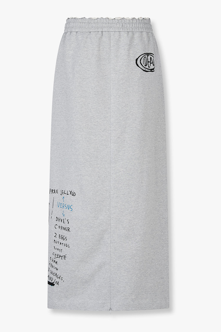 [BASQUIAT] 밴딩 저지 스커트