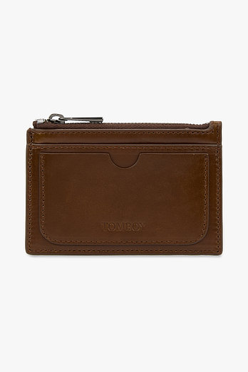 STUDIO TOMBOY 지퍼디테일 소가죽 카드지갑 | 신세계V