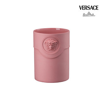 VERSACE LIVING [베르사체] 메두사 원통 화병 핑크 1p (18cm) | 신세계V