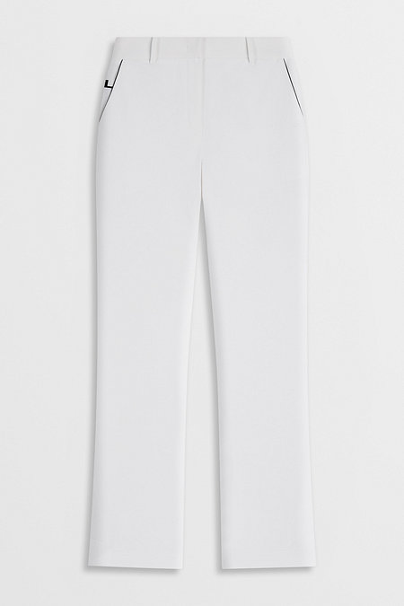 J.LINDEBERG(제이린드버그) [Women] 에일리 라이트웨이트 부츠컷 팬츠(white) | 신세계V