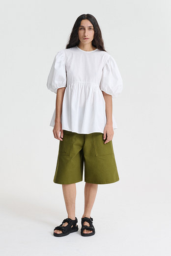 CECILIE BAHNSEN ANISHA TOP (화이트) | 신세계V