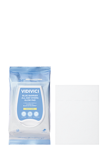 VIDIVICI [클렌징 클로스 증정] 블루 베리어 올데이 수분 물광 패드 (100매) | 신세계V