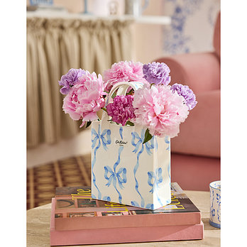 CATH KIDSTON [캐스키드슨]핸드백 베이스 화병 - 블루 보우 (CK-HF44584) | 신세계V
