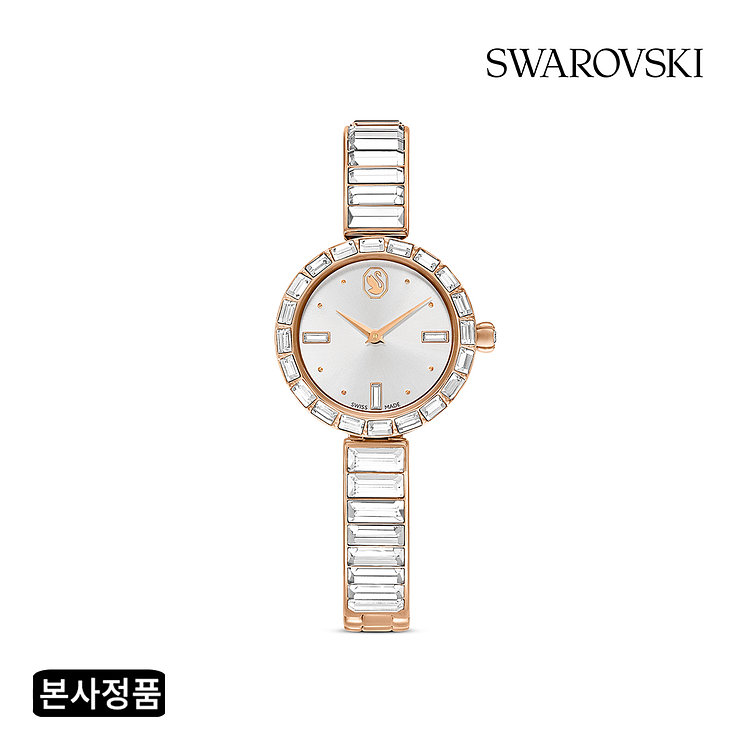 SWAROVSKI(스와로브스키) [스와로브스키/본사정품] Matrix Bangle 로즈골드 시계 5677484 | 신세계V
