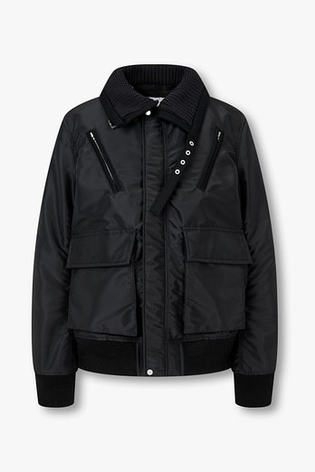 SACAI 남성 나일론 트윌 블루종 | 신세계V