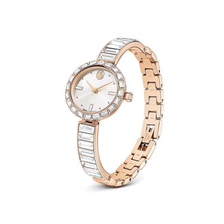 SWAROVSKI(스와로브스키) [스와로브스키/본사정품] Matrix Bangle 로즈골드 시계 5677484 | 신세계V