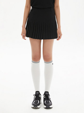 PEARLY GATES [가격인하] 여성 사이드 로고 플리츠 큐롯 스커트 | 신세계V