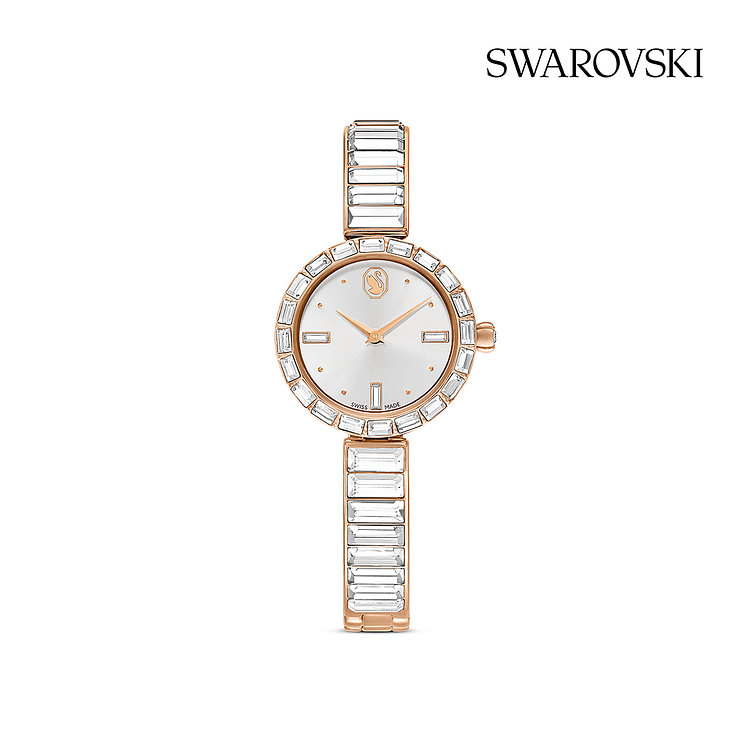 SWAROVSKI(스와로브스키) [스와로브스키/본사정품] Matrix Bangle 로즈골드 시계 5677484 | 신세계V