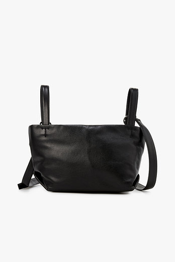Yohji Yamamoto [DISCORD]링 하드웨어 레더 토트백 | 신세계V