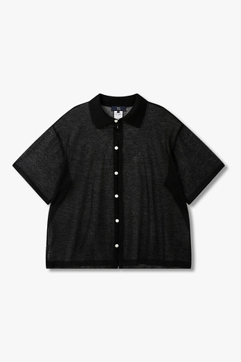 Yohji Yamamoto [Y's]린넨 블렌드 시스루 가디건 | 신세계V