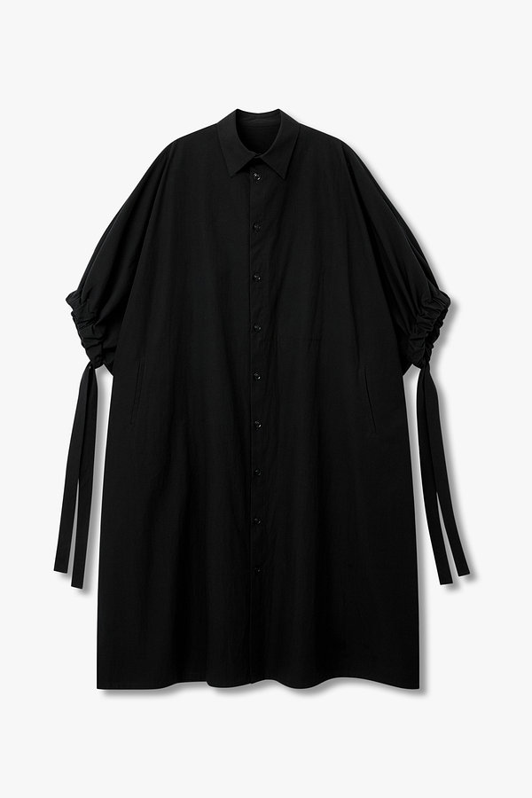 Yohji Yamamoto(요지야마모토) [Y's]드로스트링 커프스 셔츠 드레스 | 신세계V