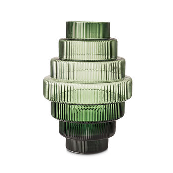 POLSPOTTEN STEPS VASE L Green | 신세계V