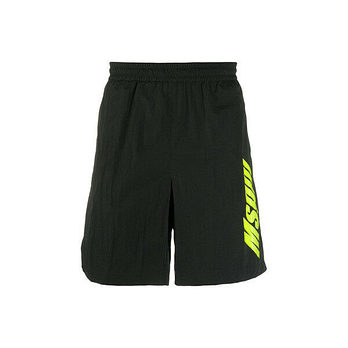 MSGM [명품] 15주년 네온 로고 버뮤다 숏팬츠 블랙 2840MB09X 207002 99 50825753 | 신세계V