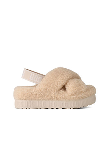 UGG [WOMEN] 양모 크로스 플랫폼 슬리퍼 (오 플러피타 크로스) | 신세계V