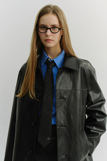 DUNST STRIPED TIE BLACK_UDNE6E101BK | 신세계V