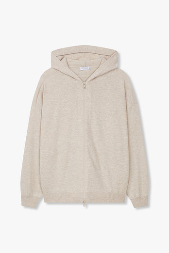 BRUNELLO CUCINELLI 여성 캐시미어 후드 니트 집업 | 신세계V