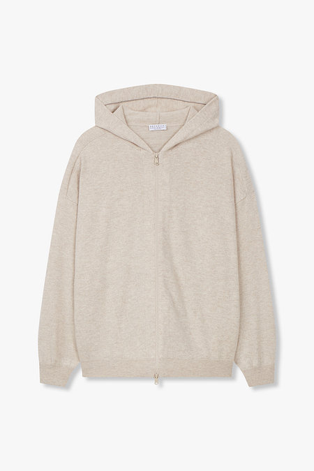 BRUNELLO CUCINELLI 여성 캐시미어 후드 니트 집업 | 신세계V