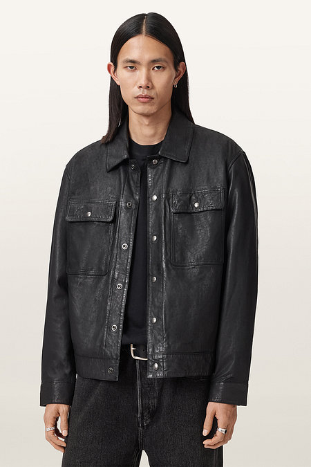 ALLSAINTS 올세인츠 쉘튼 레더 자켓 M046LE-5 | 신세계V