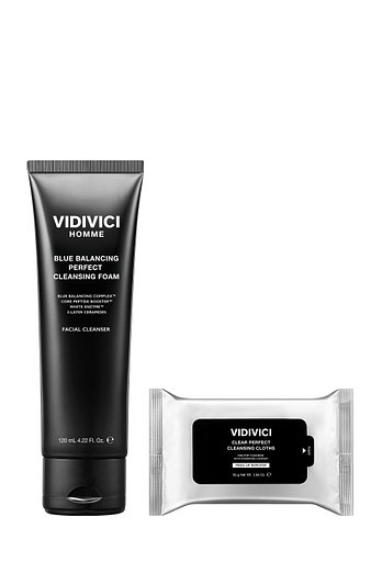 VIDIVICI [클렌징 클로스 증정] NEW 옴므 블루 밸런싱 퍼펙트 클렌징 폼 120ml | 신세계V