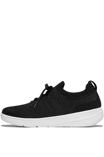 FITFLOP [핏플랍][삼성물산공식] 여성 슈퍼Q 니트 슬립온 레이스드 스니커즈  블랙 (FT69K2N415) | 신세계V