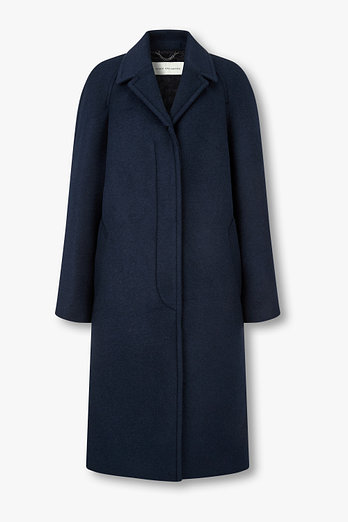DRIES VAN NOTEN 히든 버튼업 래글런 코트 | 신세계V