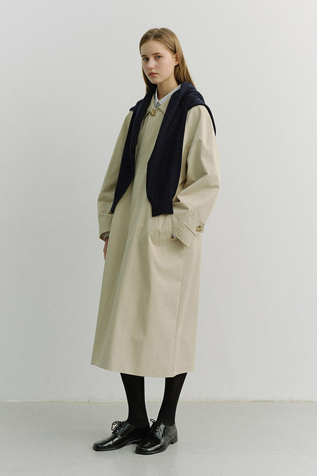 DUNST UNISEX REFINED MAC COAT BEIGE_UDTR6A101I2 | 신세계V