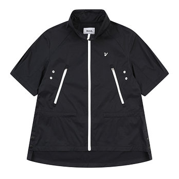 VOLVIK APPAREL 여성 골프 하프 후드 그램 점퍼 VLWBP331_BK | 신세계V