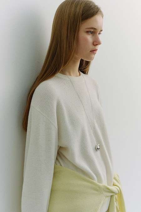 DUNST VASE DROP NECKLACE SILVER_UDJE6E201SV | 신세계V