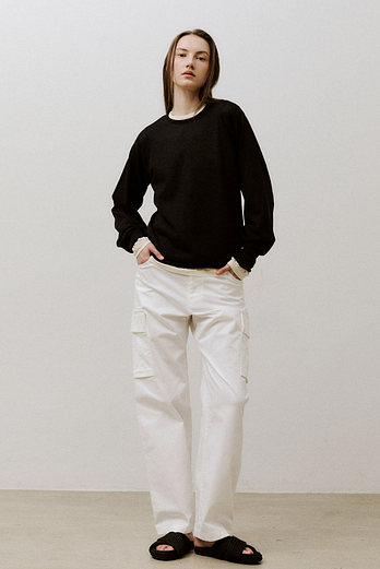 VIS A VIS NEW CARGO PANTS (WHITE) | 신세계V