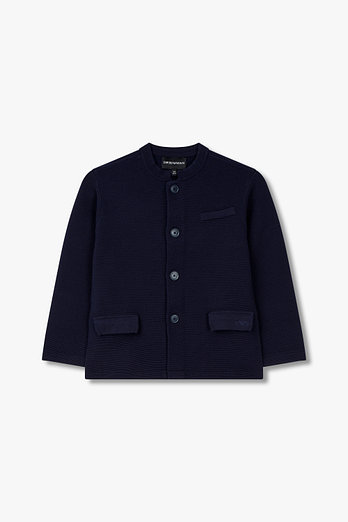 EMPORIO ARMANI JUNIOR [남아] 리브드 버튼업 자켓 | 신세계V