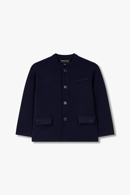 EMPORIO ARMANI JUNIOR [남아] 리브드 버튼업 자켓 | 신세계V